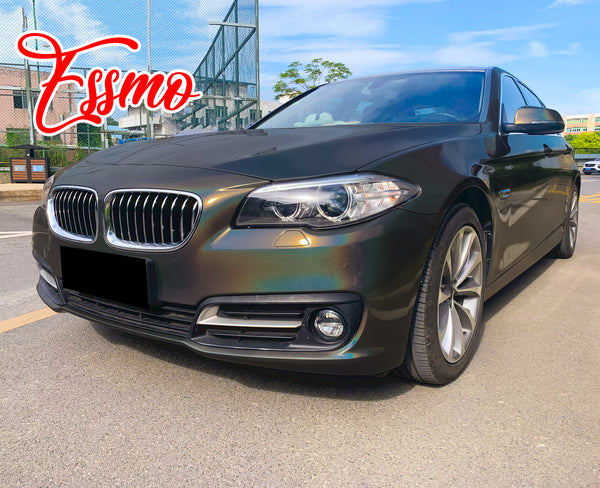 Laser Flip Gloss Rainbow Gray Dry Apply PPF TPU Paint Protection Film
