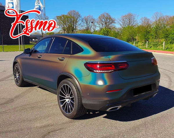 Laser Flip Gloss Rainbow Gray Dry Apply PPF TPU Paint Protection Film