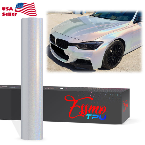 Laser Flip Gloss White Dry Apply PPF TPU Paint Protection Film