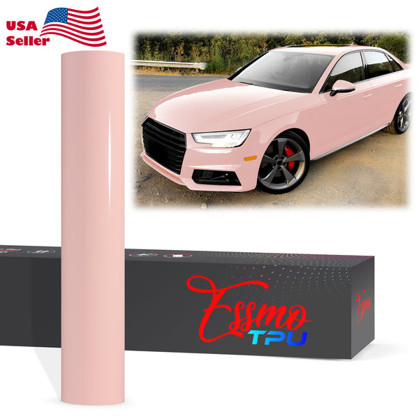 Gloss Carnation Pink Dry Apply PPF TPU Paint Protection Film