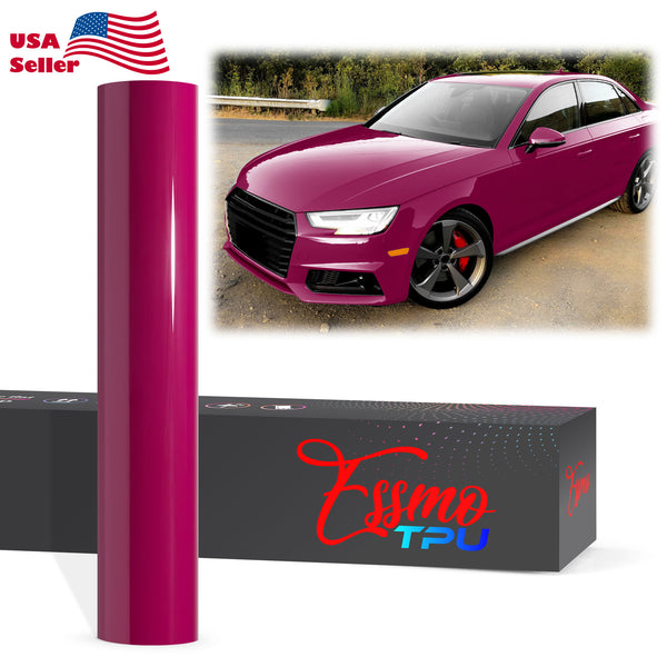Gloss Ruby Star Red Dry Apply PPF TPU Paint Protection Film