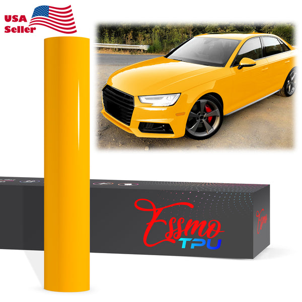 Gloss Papaya Orange Dry Apply PPF TPU Paint Protection Film
