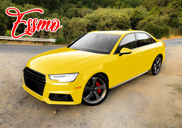 Gloss Signal Yellow Dry Apply PPF TPU Paint Protection Film