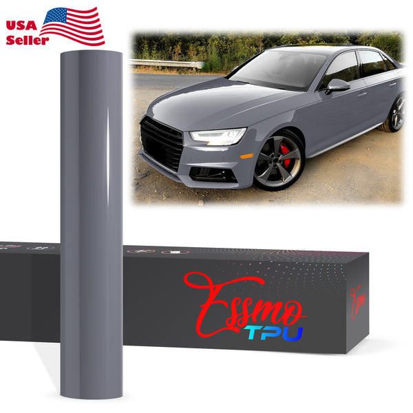 Gloss Battleship Gray Dry Apply PPF TPU Paint Protection Film