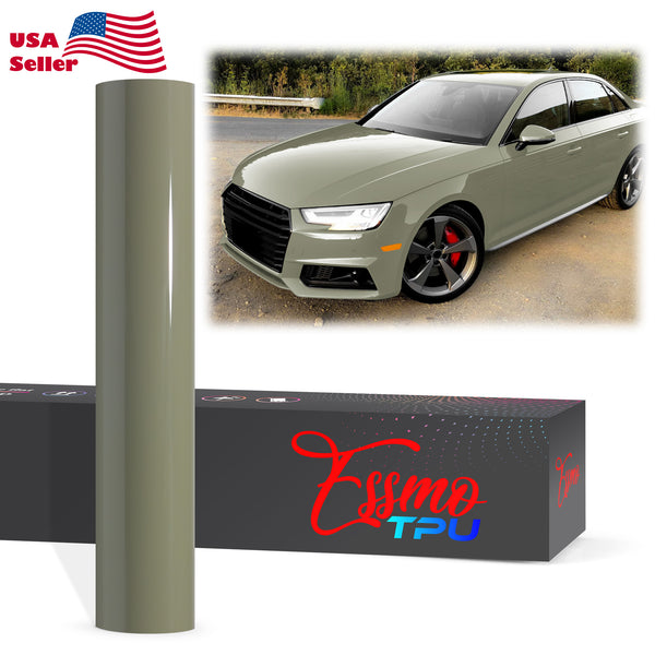 Gloss Combat Green Dry Apply PPF TPU Paint Protection Film