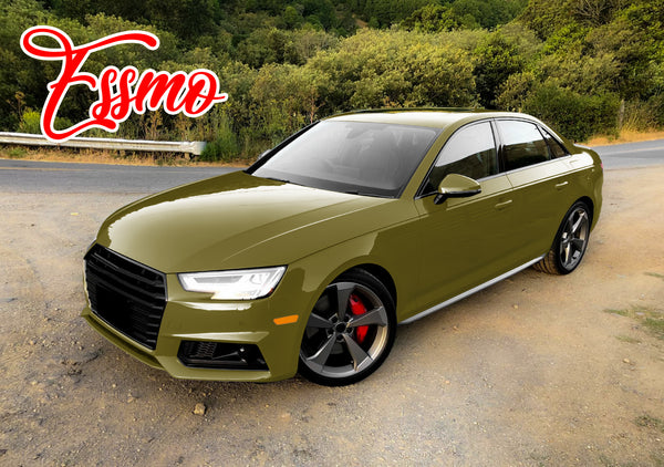 Gloss Battle Green Dry Apply PPF TPU Paint Protection Film