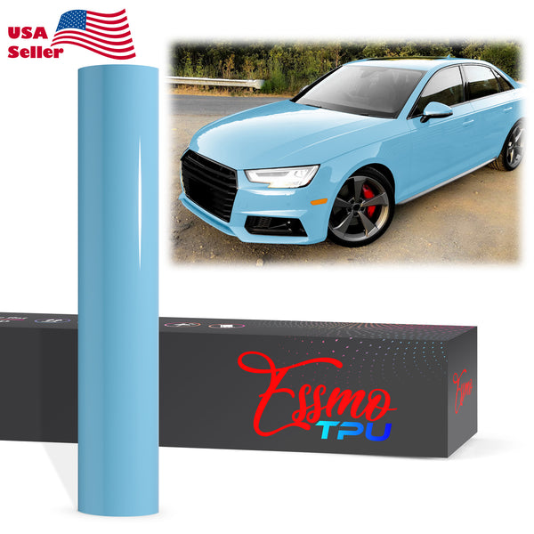 Gloss Sea Breeze Blue Dry Apply PPF TPU Paint Protection Film