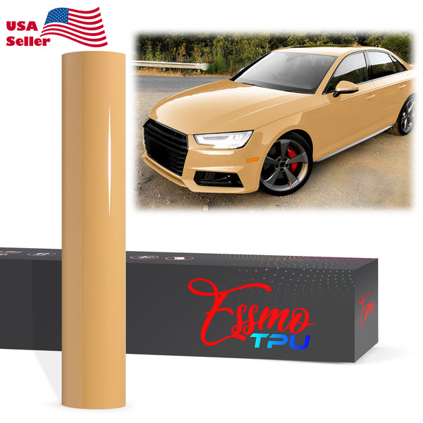 Gloss Sand Beige Dry Apply PPF TPU Paint Protection Film
