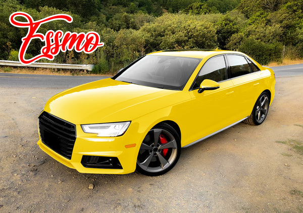 Gloss Sunflower Yellow Dry Apply PPF TPU Paint Protection Film