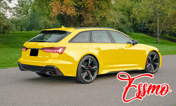 Gloss Sunflower Yellow Dry Apply PPF TPU Paint Protection Film