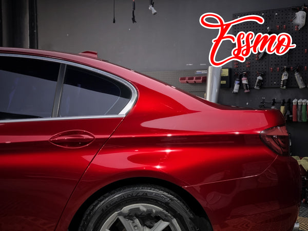 Liquid Metallic Cherry Red Dry Apply PPF TPU Paint Protection Film