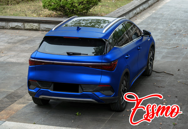 Matte Metallic Cobalt Blue Dry Apply PPF TPU Paint Protection Film