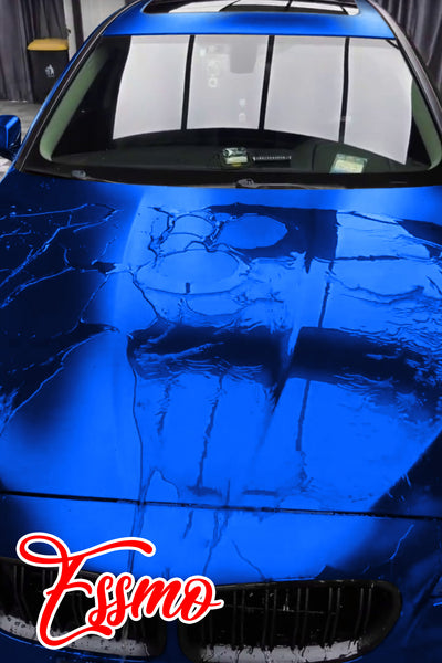 Matte Metallic Cobalt Blue Dry Apply PPF TPU Paint Protection Film