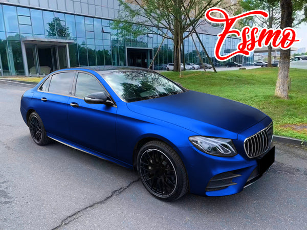 Matte Metallic Cobalt Blue Dry Apply PPF TPU Paint Protection Film