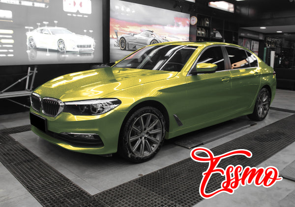 Galaxy Dust Gloss Emerald Green Dry Apply PPF TPU Paint Protection Film