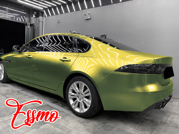 Galaxy Dust Gloss Emerald Green Dry Apply PPF TPU Paint Protection Film
