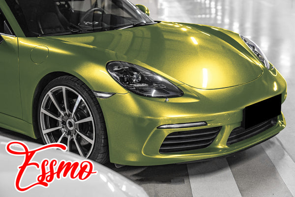 Galaxy Dust Gloss Emerald Green Dry Apply PPF TPU Paint Protection Film