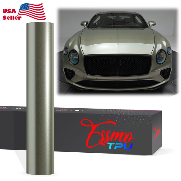 Gloss Metallic Alpine Green Dry Apply PPF TPU Paint Protection Film
