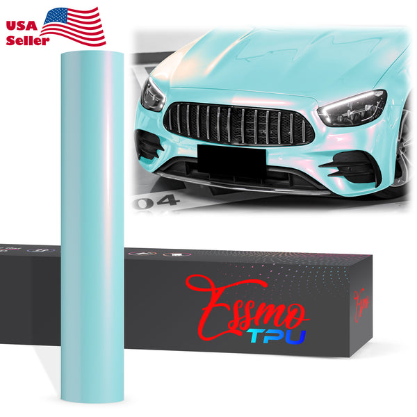 Galaxy Dust Gloss Aqua Purple Dry Apply PPF TPU Paint Protection Film
