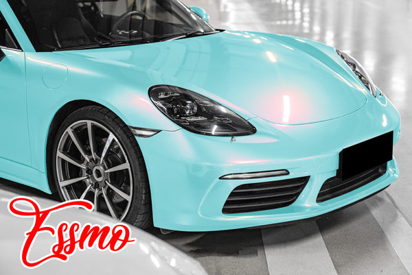 Galaxy Dust Gloss Aqua Purple Dry Apply PPF TPU Paint Protection Film