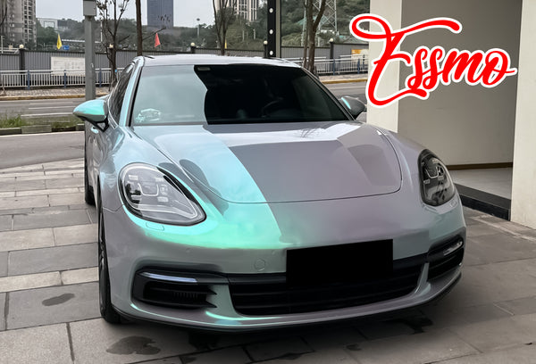 Galaxy Dust Gloss Gray Green Dry Apply PPF TPU Paint Protection Film