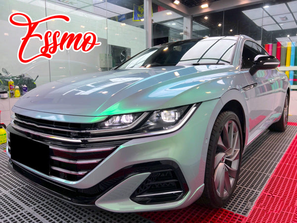Galaxy Dust Gloss Gray Green Dry Apply PPF TPU Paint Protection Film
