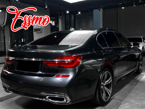 Gloss Metallic Charcoal Gray Dry Apply PPF TPU Paint Protection Film
