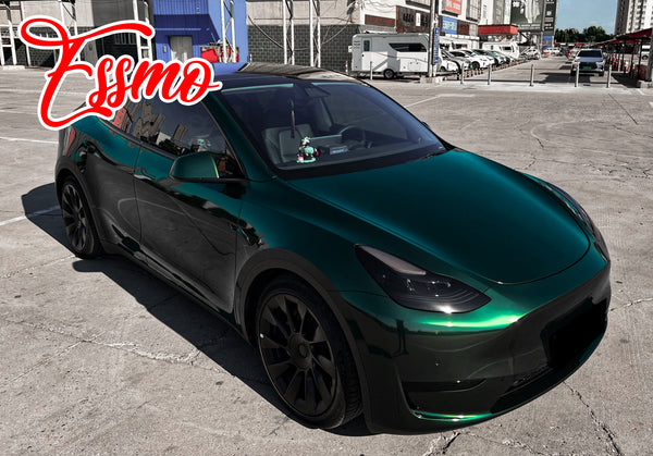 Gloss Metallic British Green Dry Apply PPF TPU Paint Protection Film