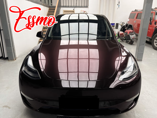 Galaxy Dust Gloss Midnight Red Dry Apply PPF TPU Paint Protection Film