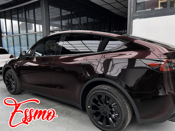 Galaxy Dust Gloss Midnight Red Dry Apply PPF TPU Paint Protection Film