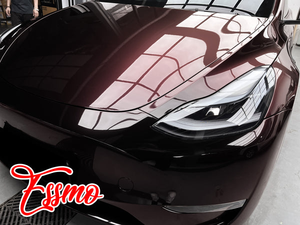 Galaxy Dust Gloss Midnight Red Dry Apply PPF TPU Paint Protection Film