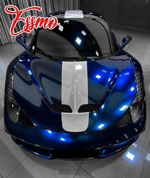 Gloss Metallic Gentian Blue Dry Apply PPF TPU Paint Protection Film