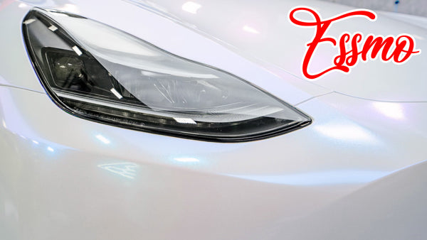 Galaxy Dust Gloss White Blue Dry Apply PPF TPU Paint Protection Film