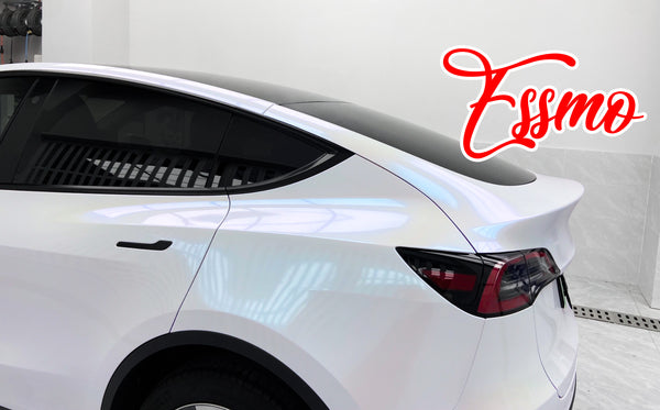 Galaxy Dust Gloss White Blue Dry Apply PPF TPU Paint Protection Film