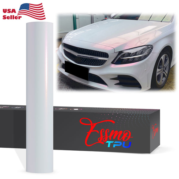 Galaxy Dust Gloss White Red Dry Apply PPF TPU Paint Protection Film