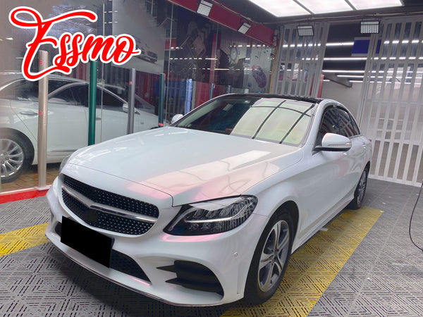 Galaxy Dust Gloss White Red Dry Apply PPF TPU Paint Protection Film