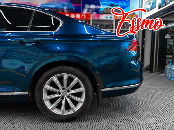 Gloss Metallic Diamond Blue Dry Apply PPF TPU Paint Protection Film