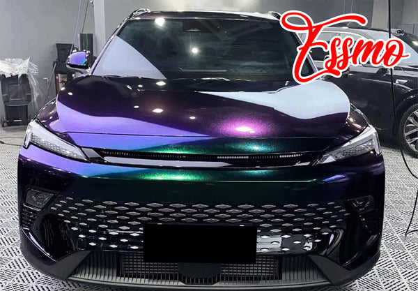 Galaxy Dust Gloss Abyss Green Dry Apply PPF TPU Paint Protection Film