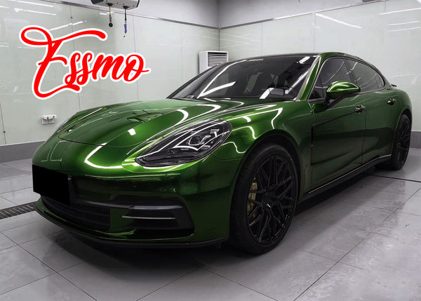 Gloss Metallic Mamba Green Dry Apply PPF TPU Paint Protection Film
