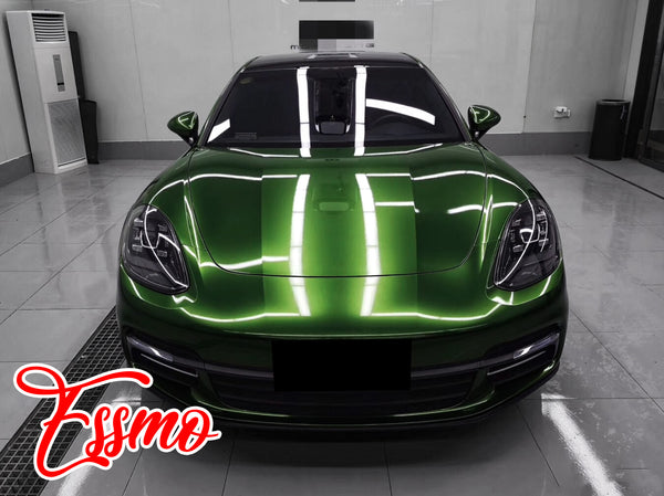 Gloss Metallic Mamba Green Dry Apply PPF TPU Paint Protection Film