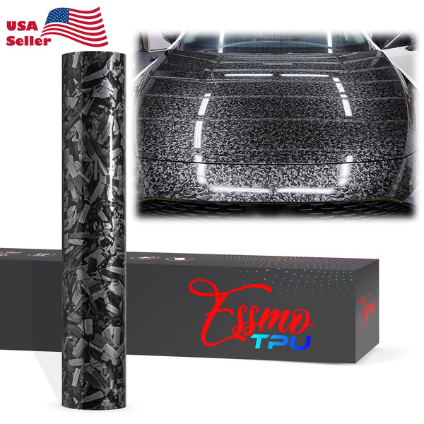 Marble Forged Gloss Silver Dry Apply PPF TPU Paint Protection Film