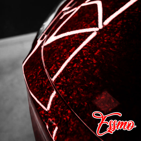Marble Forged Gloss Red Dry Apply PPF TPU Paint Protection Film