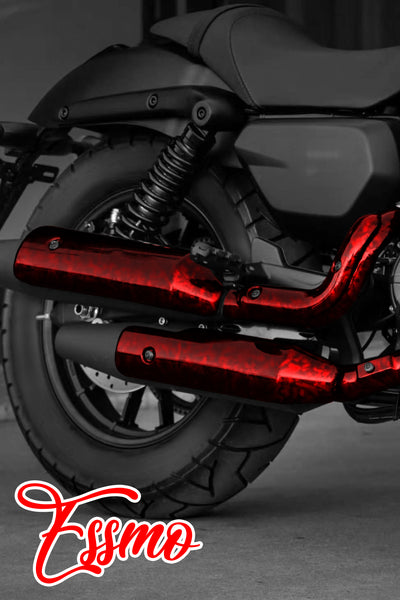 Marble Forged Gloss Red Dry Apply PPF TPU Paint Protection Film