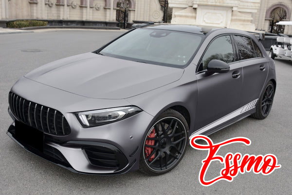 Matte Metallic Titanium Gray Dry Apply PPF TPU Paint Protection Film