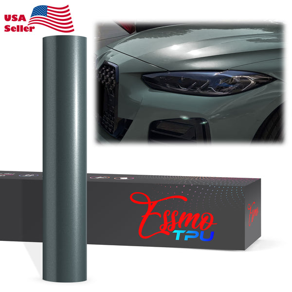 Gloss Metallic Arctic Green Dry Apply PPF TPU Paint Protection Film