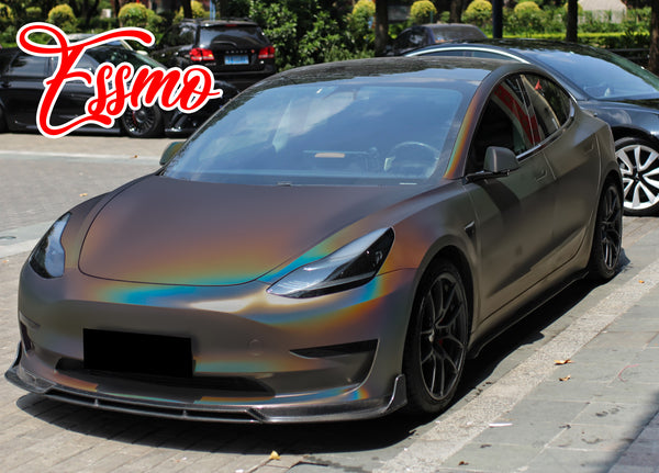 Laser Flip Satin Rainbow Gray Dry Apply PPF TPU Paint Protection Film