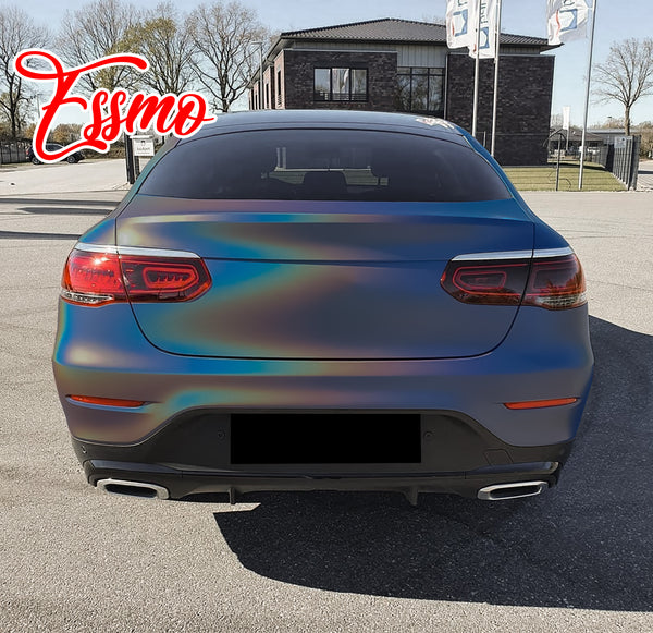 Laser Flip Satin Rainbow Gray Dry Apply PPF TPU Paint Protection Film