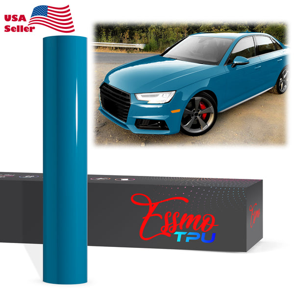 Gloss Tuscan Blue Dry Apply PPF TPU Paint Protection Film