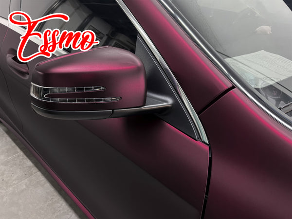 Matte Metallic Plum Purple Dry Apply PPF TPU Paint Protection Film