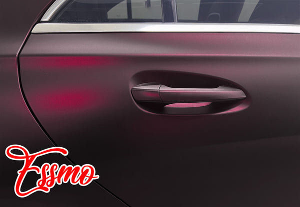 Matte Metallic Plum Purple Dry Apply PPF TPU Paint Protection Film